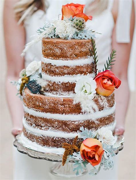 Naked Cakes La última tendencia en tartas de boda Bodas