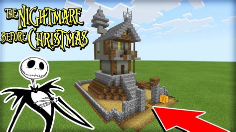 Minecraft Tutorial How To Make Jack Skellingtons House The Nightmare