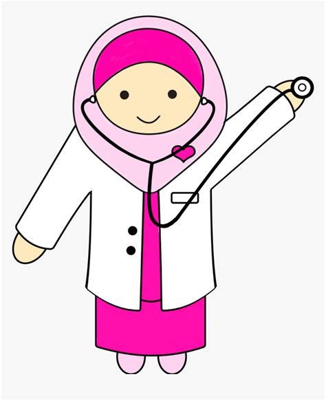 Gambar Kartun Perawat Muslimah Denah