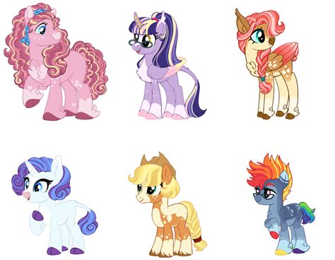 Mlp Hc Mane Six Show Style By Chesshire Code On Deviantart
