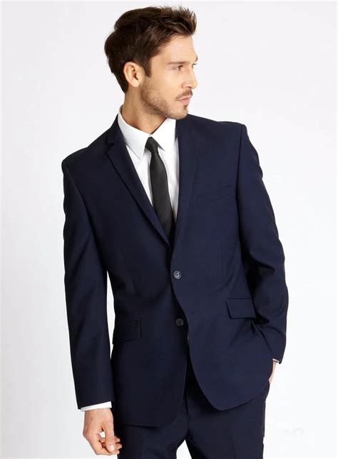 Latest Coat Pant Designs Navy Blue Formal Bridegroom Custom Made