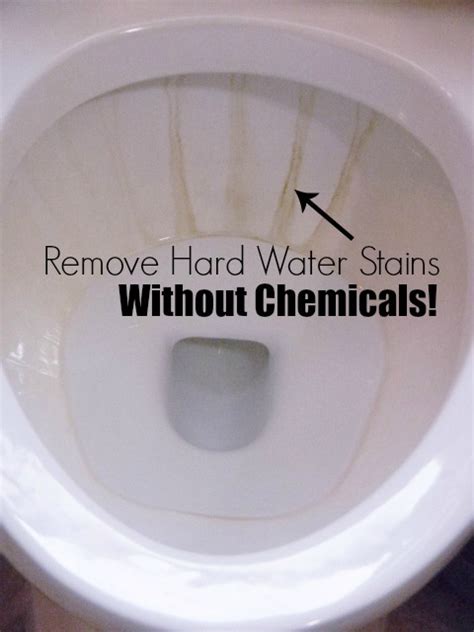 Chemical Free Way To Remove Hard Water Stains From Your Toilet
