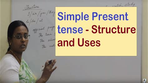 You can find the formulas of the english tenses in the tables below. ENGLISH - The Simple Present Tense/The Present Simple tense -- Structure and Uses - YouTube