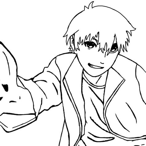 Anime Boy Lineart By Deviantdemon23 On Deviantart