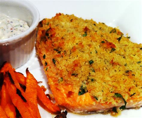 everyday gourmet panko crusted rainbow trout with caper dijon aioli
