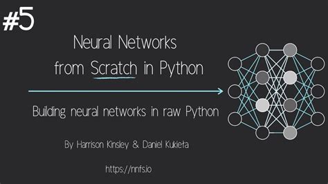 Neural Networks From Scratch P5 Hidden Layer Activation Functions