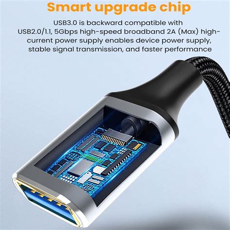 USB 3 0 Verlängerung kabel Daten kabel OTG Adapter Männlich zu weiblich