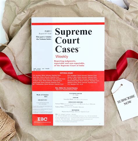 Supreme Court Cases Weekly Annual Subscription 2024 Ebc