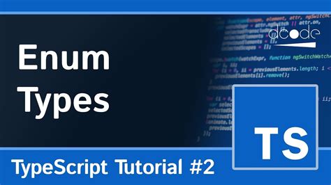 Enums Enumerated Types Typescript Programming Tutorial 2 Youtube