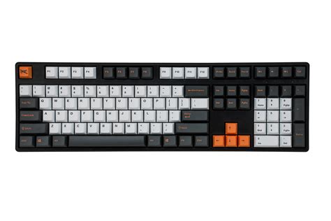 Mistel X Viii Mechanical Keyboard With Cherry Mx Brown Switch Orange