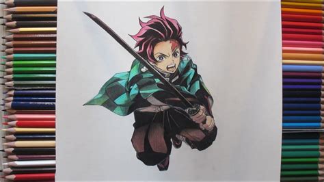 Tanjiro Sword Drawing
