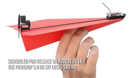 powerup smartphone controlled paper airplane kit review youtube