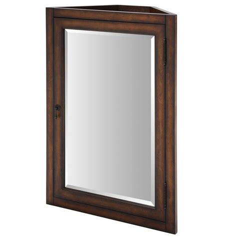Find mirrored medicine cabinets at lowe s today. Ryvyr Malago 24" Corner Mirrored Medicine Cabinet ...