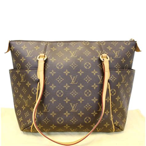 Louis Vuitton Totally Gm Monogram Canvas Tote Shoulder Bag Brown Us