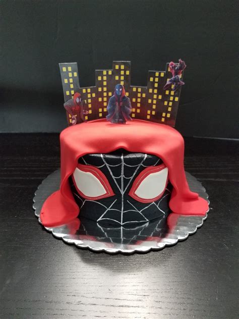 Spider Man Into The Spider Verse Cake By Kytalis Creations Found On