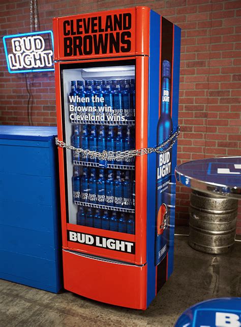 These Bud Light Fridges Will Unlock Once The Cleveland