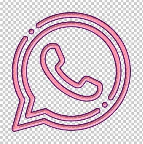 Whatsapp Icon Social Media Icon Png Clipart Line Pink Social Media