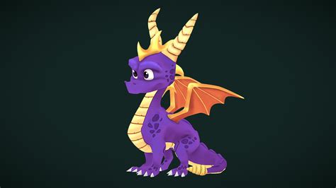 Spyro Reignited Trilogy Buy Royalty Free 3d Model By Tlal 7a7d469