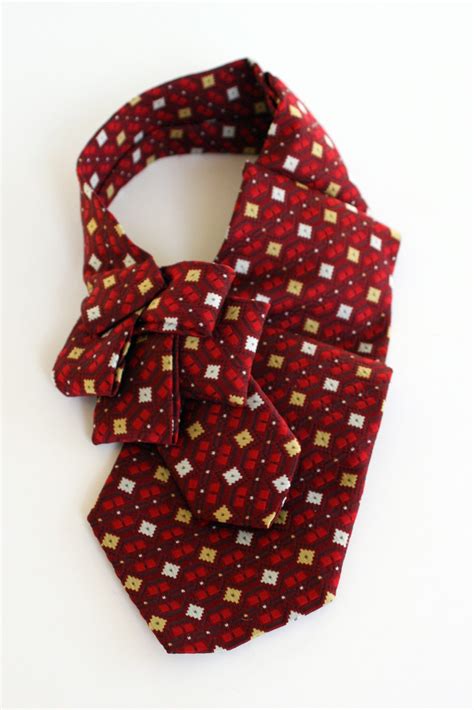 Mens Red Ascot Tie Cravat For Men Ascot Made From Etsy Uk