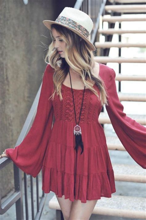 Boho Hipster Girl Outfit Ideen Boho Fashion Indie Outfits Hipster