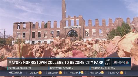 City Buys Morristown College For 900k Plans To Build A Park