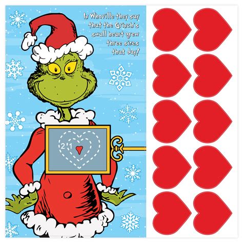 The Grinch Large Party Game For 10 Party Supplies Canada Open A Party