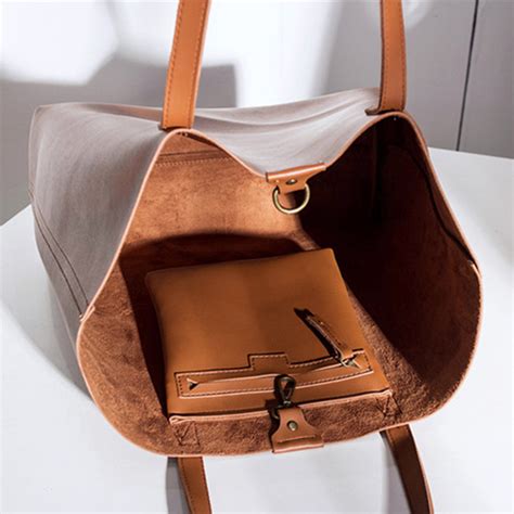 Oversized Tote Bag For Women Black And Brown Leather Totes Worthtryit
