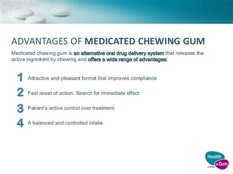 Advantages Of Medicated Chewing Gum