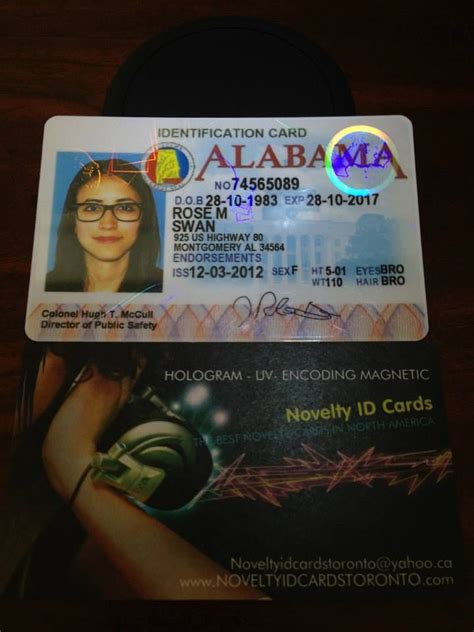 This Is Our Fake Novelty State Alabama Id Sample Visit