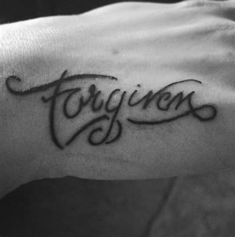 A veteran tattoo artist probably won't even break a sweat from it. 30 Forgiven Tattoo Designs For Men - Word Ink Ideas
