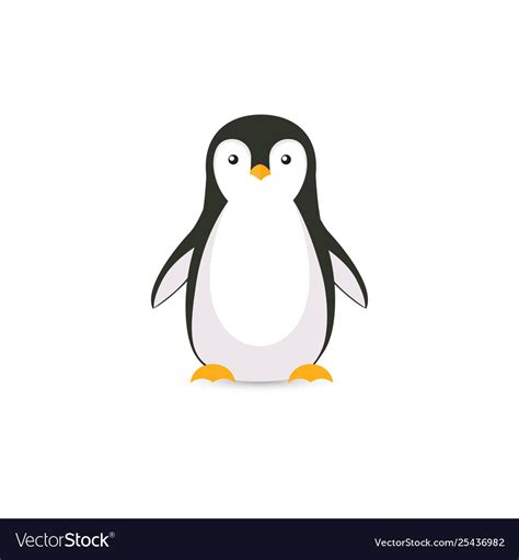 Cartoon Penguin Icon Royalty Free Vector Image