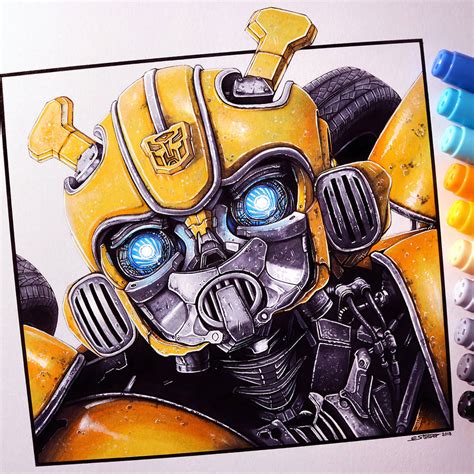 Bumblebee Drawing By Lethalchris On Deviantart