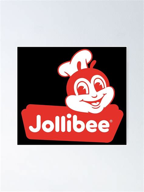 Food Jollibee Logo Poster For Sale By Carolysdavis Redbubble