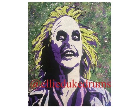 Beetlejuice Painting Acrylic Painting