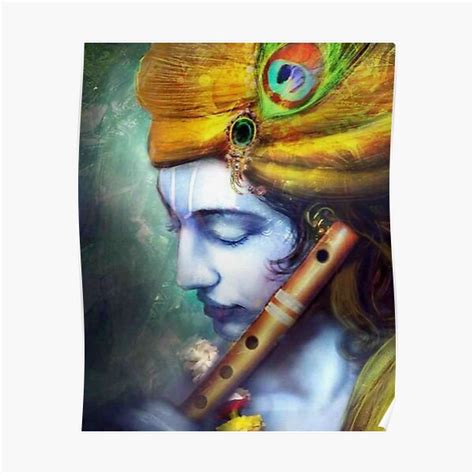Hare Krishna Painting Poster For Sale By Simplysober Redbubble