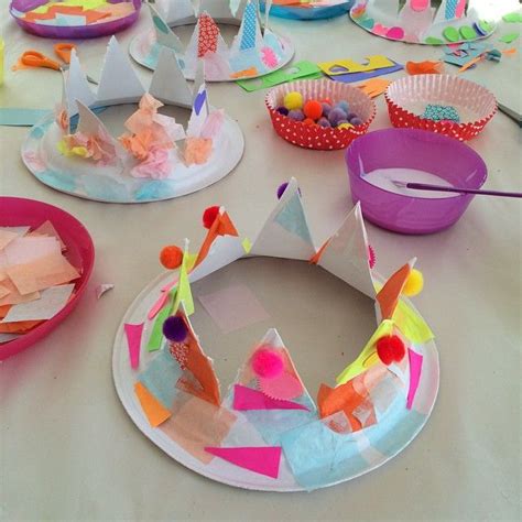 Paper Plate Crowns Today Inspired By Kidplaydo Art For Kids Castle