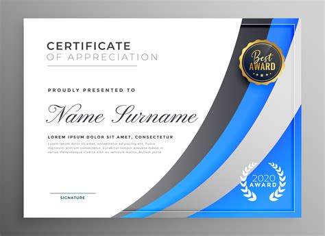 Keep your mouth shut, snitch. professional blue certificate of appreciation template ...