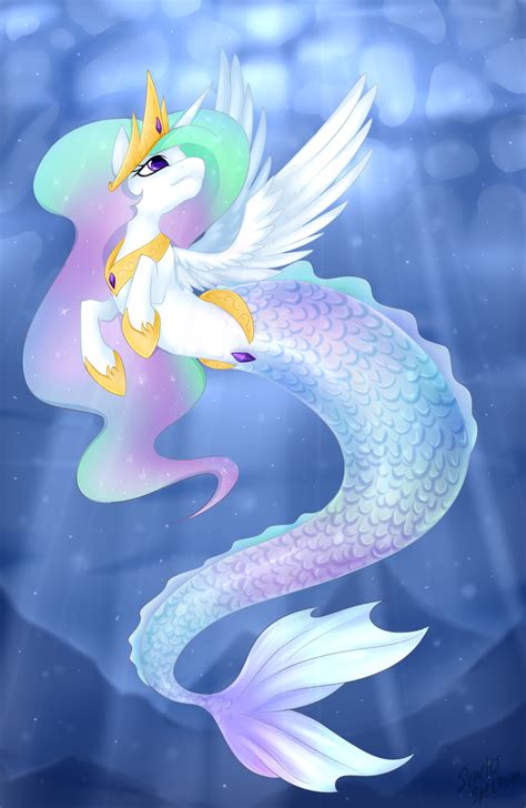 Princess Seapony Celestia By Scarlet Spectrum On Deviantart