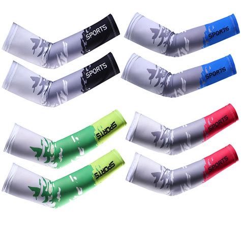 PCS Cool Sport Cycling Running Bicycle UV Sun Protection Arm Sleeve Men Women Protective Cuff