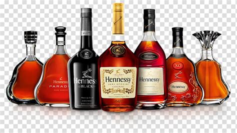 Variety Of Hennessy Bottles Cognac Distilled Beverage Brandy Hennessy