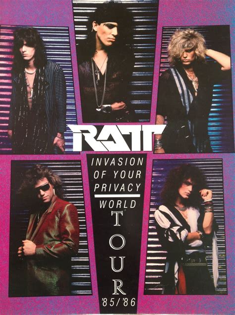 Ratt Invasion Of Your Privacy World Tour 8586 Heavy Metal Music