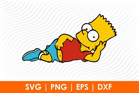 Bart Simpson Svg Bart Simpson Cricut Bart Simpson Cut File Etsy