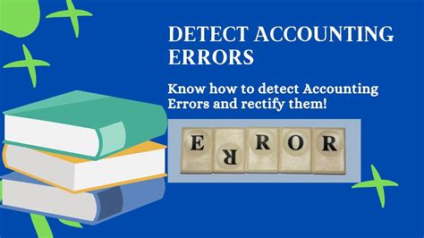 Easy Steps To Detect Accounting Bookkeeping Errors Finmargin