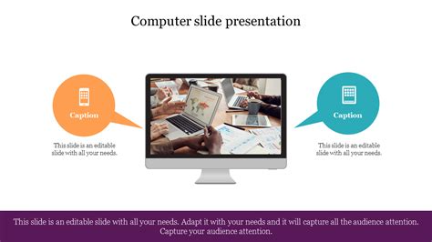 Ready To Use Computer Slide Presentation Template