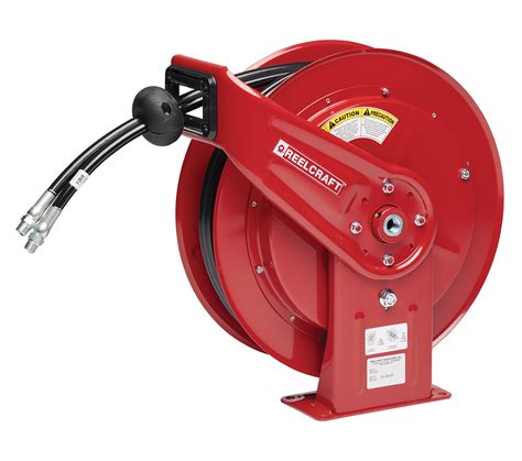 Reelcraft Thhd76045 Omp 3 8 In X 45 Ft Twin Hydraulic Hose Reel