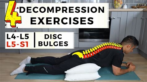 L L L S Disc Bulges Decompression Exercise For Immediate Pain Relief YouTube