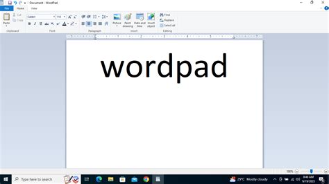 What Is Wordpad Omtech Computer Society