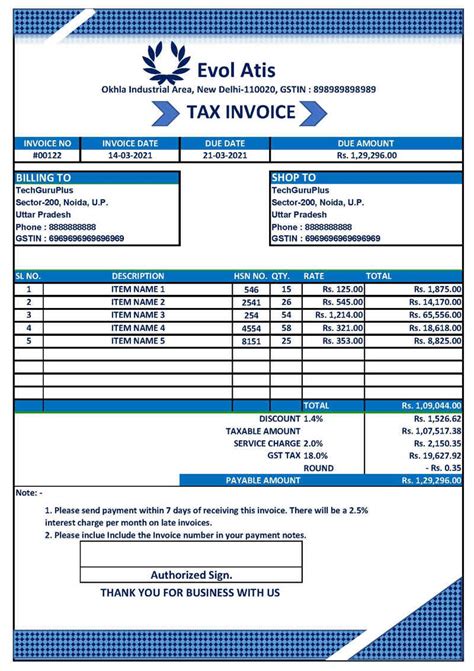 Create Gst Invoice Format In Excel Step By Step Guideline Vrogue