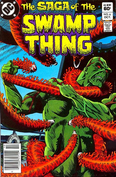 Comic Saga Of The Swamp Thing 6 Nm 1982