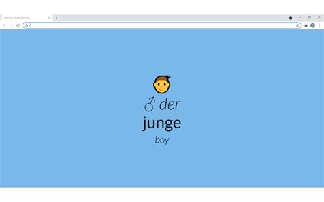 German Noun Genders Chrome Web Store